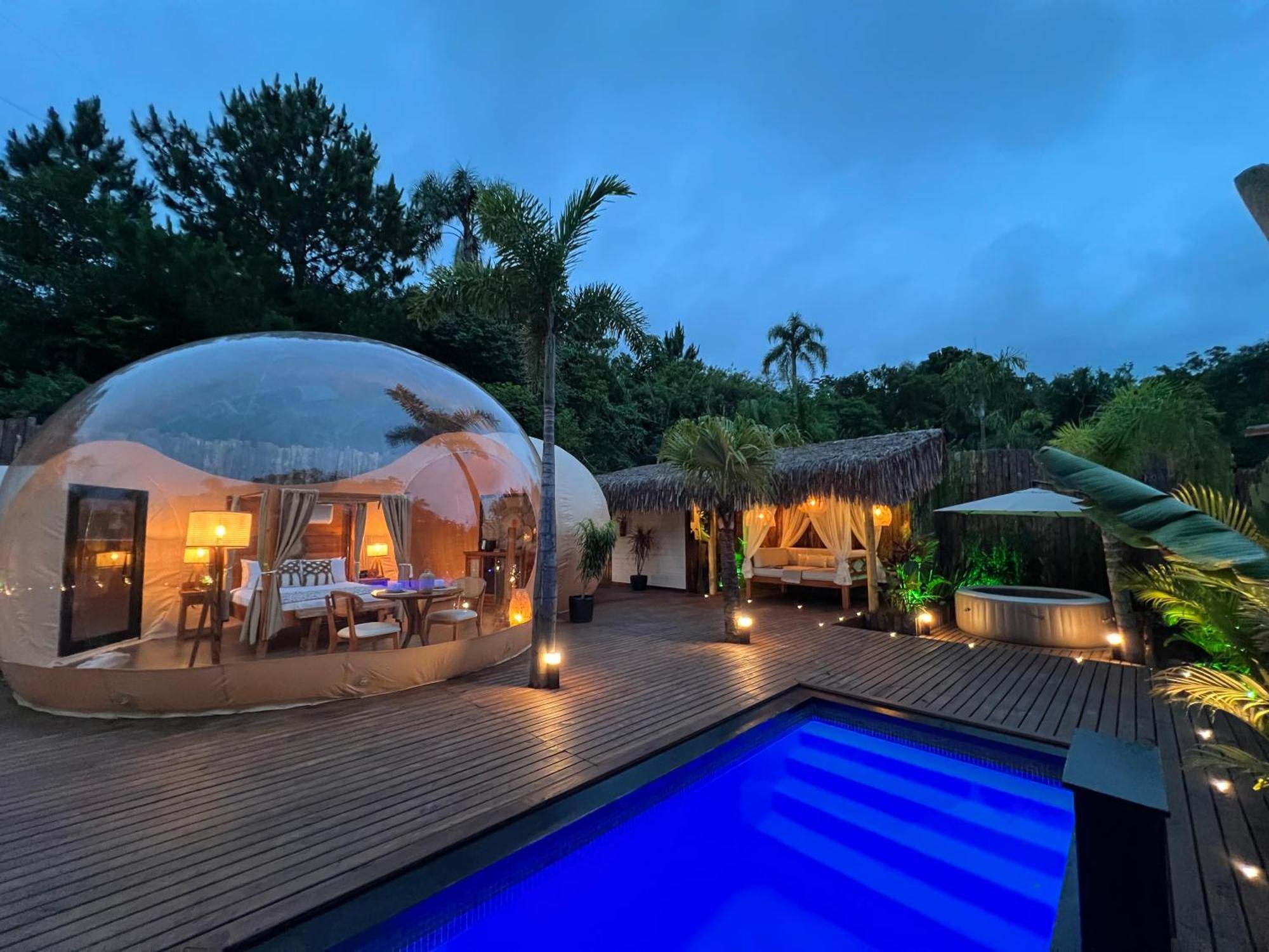 Zion Bubble Glamping Hotel Florianópolis Exterior foto